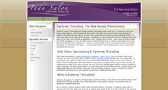 Desktop Screenshot of indusalon.com